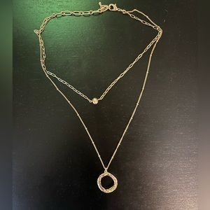 Lovisa gold 2 layer necklace
